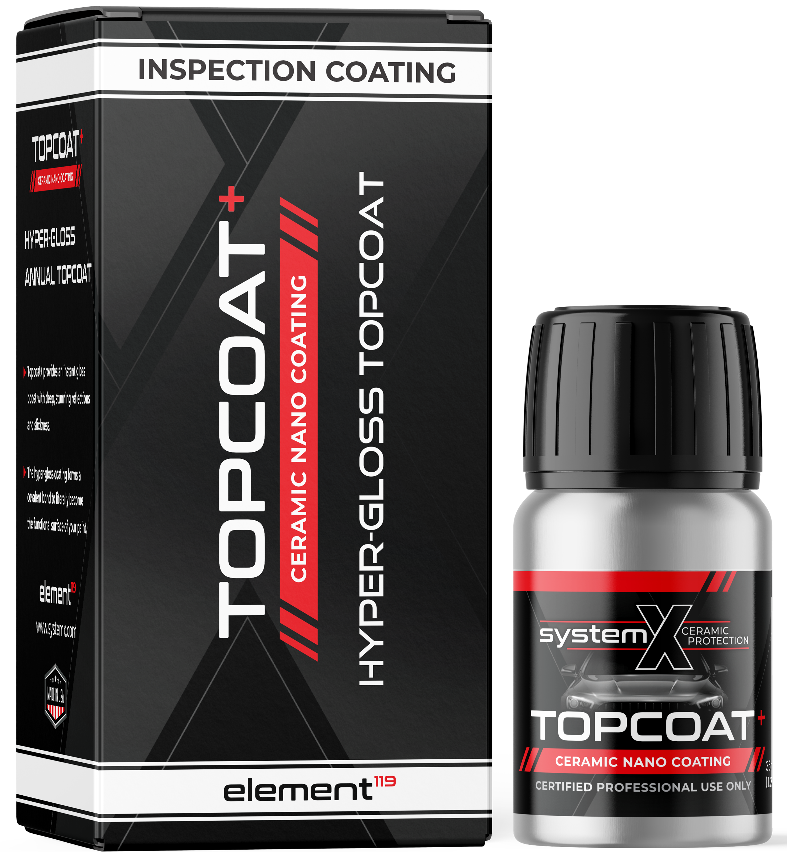 System X TOPCOAT+ annual inspection coating